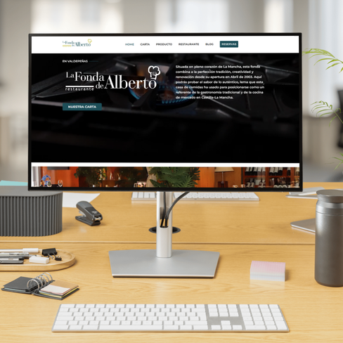 Web La Fonda de Alberto